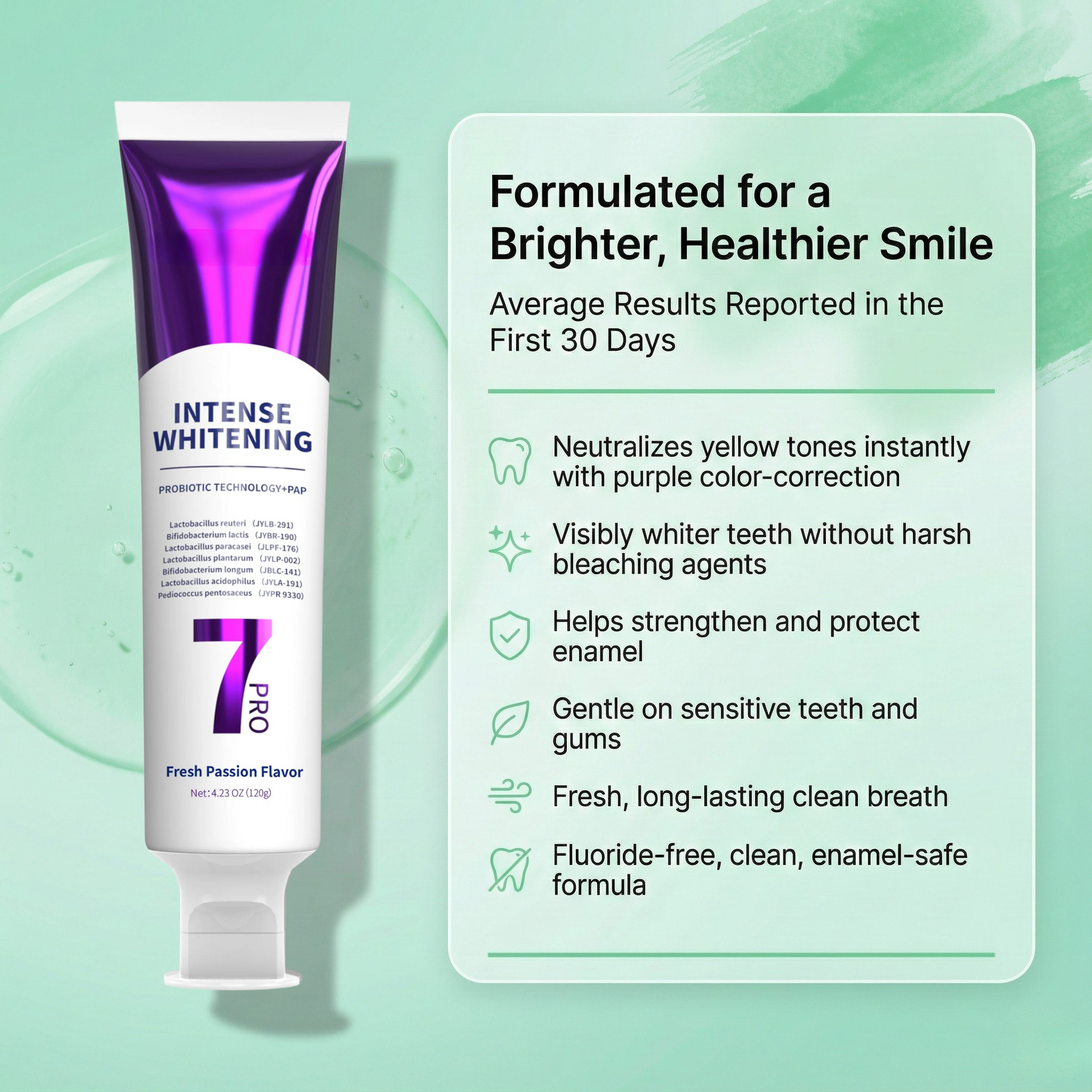 EnamelRestore+ 7-Pro Color-Correcting Whitening Toothpaste