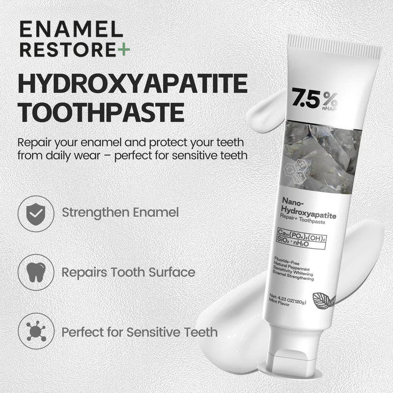Enamel Restore+|  Nano-Hydroxyapatite toothpaste