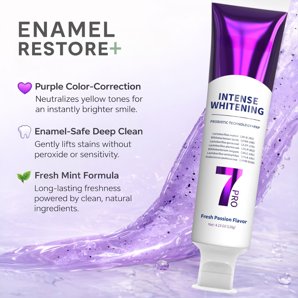 EnamelRestore+ 7-Pro Color-Correcting Whitening Toothpaste