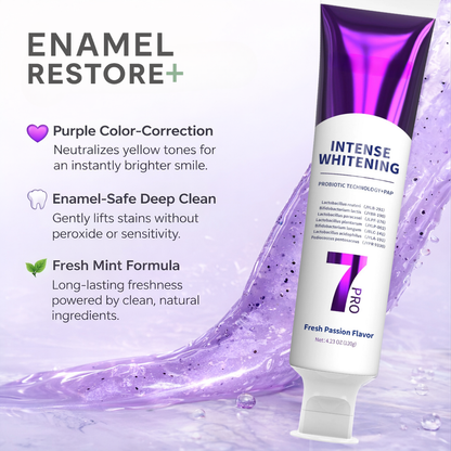 EnamelRestore+ 7-Pro Color-Correcting Whitening Toothpaste
